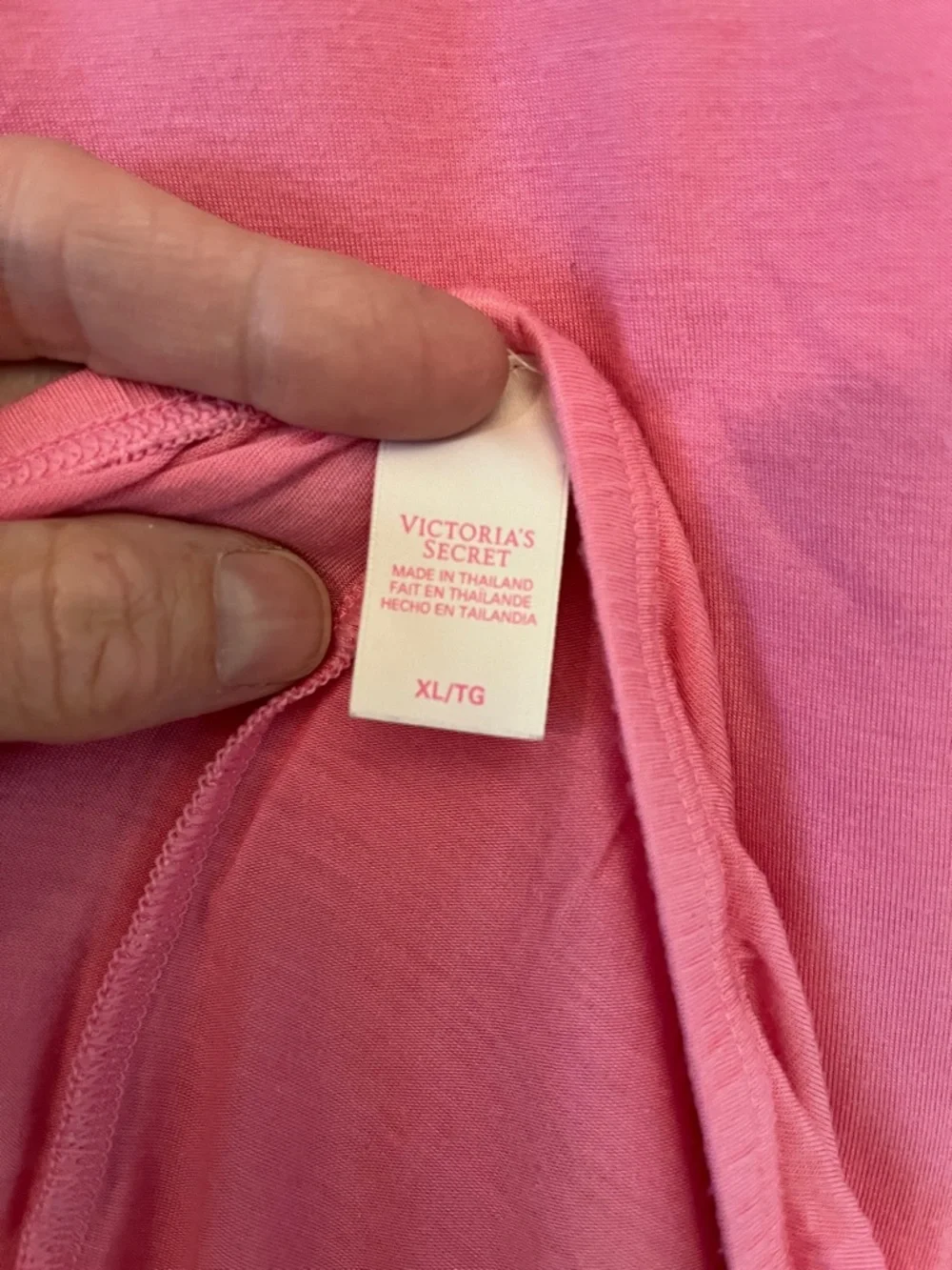 NWOT Victoria's Secret Pink Lace Trim Chemise